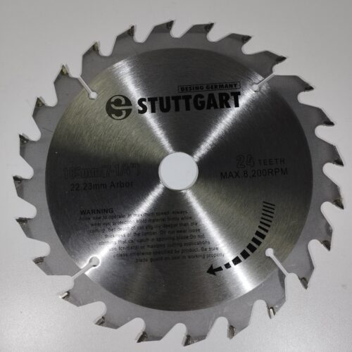 Disco Madera de 7 y 1/4 Pulgadas 24 Dientes Stuttgart