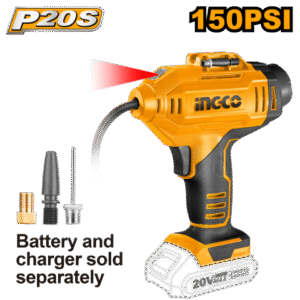 INFLADOR COMPRESOR A BATERIA 20V P20S S/BAT INGCO CACLI2018