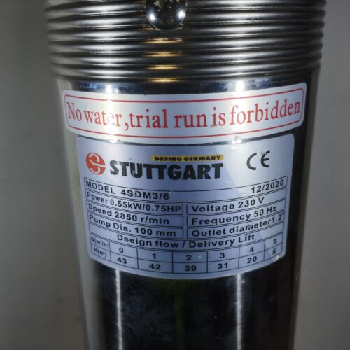Bomba Tubular Sumergible 550W