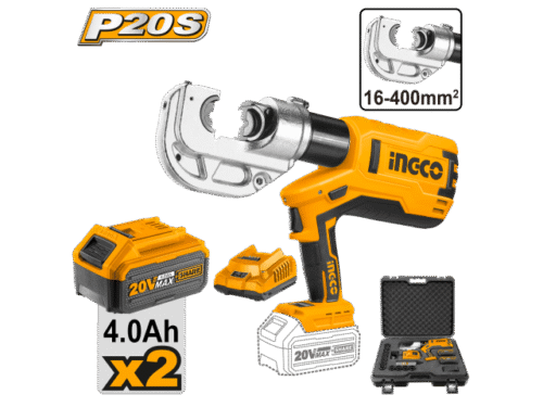 CRIMPEADORA HIDRAULICA A BATERIA 20V P20S INGCO CTLI2002