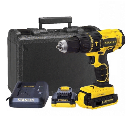 Taladro Percutor Stanley 20V + 50acc+ Maleta. Stanley SCD711D2FA-AR