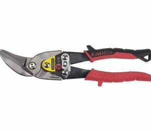 TIJERA CHAPISTA 10" STANLEY IZQUIERDA ROJA 14562