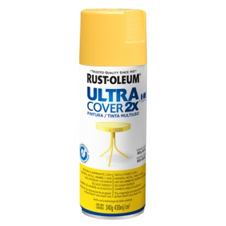 Ultra Cover 2X Pintura Multiuso en Aerosol Acabado Brillante AMARILLO SOL 340 GR • 262158