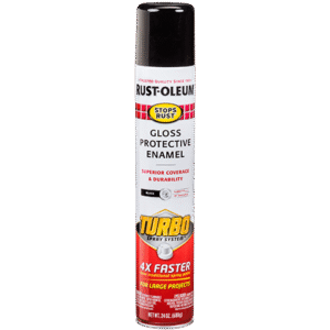 Rust-Oleum - Pintura en aerosol, sistema turbo, detiene la corrosión, 334128