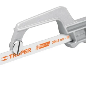 Arco sierra Aluminio p/hojas rotas c/hoja HSS «TRUPER»MAT-12. Cod:40130110