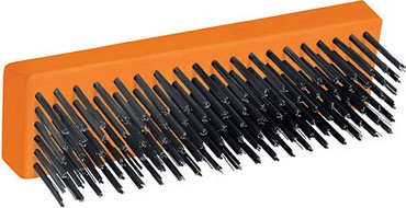 Cepillo acero,base PP, 6 hileras «TRUPER»CEA-36. Cod:40386095