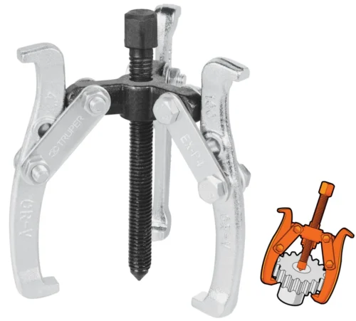 Extractor de poleas 3 brazos de 3″ Blister «TRUPER» EX-P3. Cod:40835030