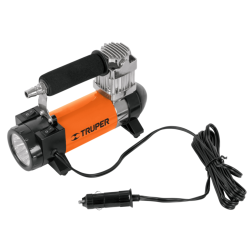 Comp.infl.p/auto12V,35L/min,Llenado3′(250psi)»TRUPER»COMP-12. Cod:41430515