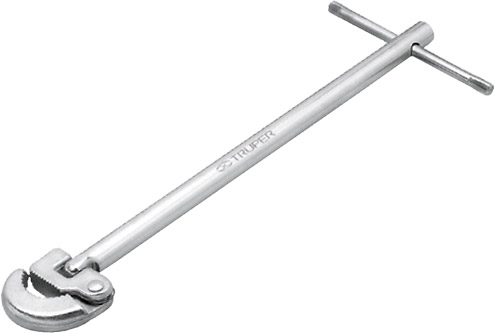 Llave de lavatorio 12″ «TRUPER» LLAP-12. Cod:41893420