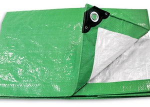 Lona Polieti.verde(Prot.UV)c/ojales 3.00×3.00mt»PRETUL»LP-33V. Cod:41920090
