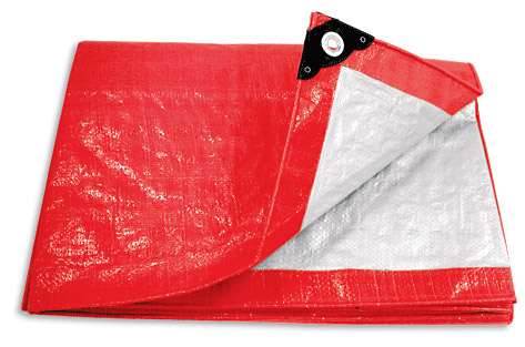 Lona Polie.roja (Prot.UV)c/ojales3.00×3.00mt»PRETUL»LP-33R. Cod:41920184