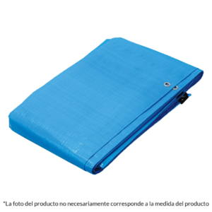 Lona Polietil.azul(Prot.UV)c/ojales2.00×3.00mt»TRUPER»LT-33Z. Cod:41920322