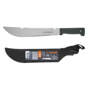 Machete mgo.Negro cam.t/rambo c/funda 12″ «TRUPER»T-460-12XB. Cod:42065045