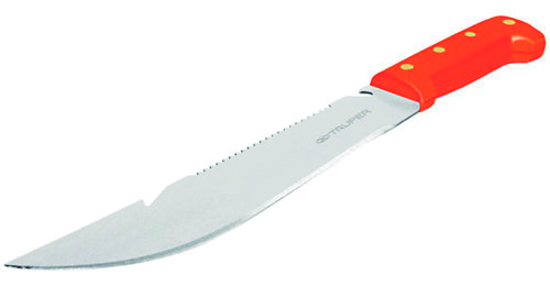 Machete mgo naranja camp.t/rambo c/funda12″»TRUPER»T-460-12X. Cod:42065050