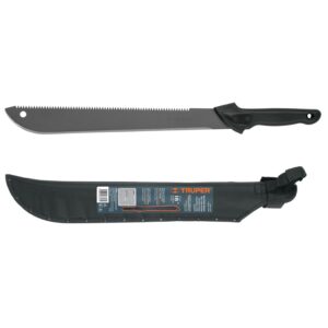 Machete dob.filo(sierra-machete)18″c/funda «TRUPER»MACH-18B. Cod:42065065