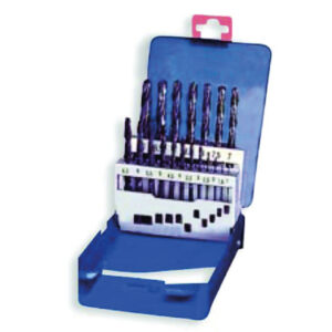Jgo.19 Mechas HSS laminadas-caja metal-1 a 10mm «ECEF» 92519. Cod:42149121