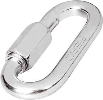 Mosquetón Bombero con rosca Blister «FIERO» BSE-1/4. Cod:42370174