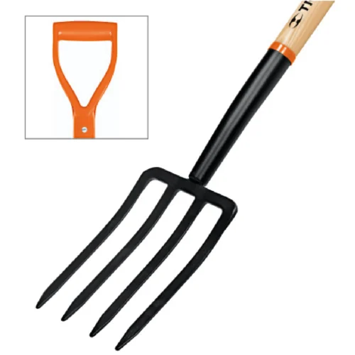 Pala cavar tierra 4dtes.mgo.ergonómico.Cabo27″ «TRUPER»BJ-4P. Cod:43053953