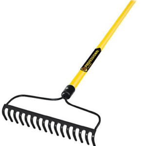 Rastrillo 16dte.c/arco jardi.c/cabo F.Vidrio «TRUPER»R-16AMF. Cod:43370115