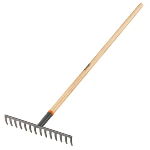 Rastrillo recto 14 dientes con cabo de madera TRUPER R-14M. Cod:43370188