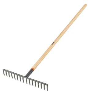 Rastrillo recto,16 dientes,con cabo de madera «TRUPER»R-16M. Cod:43370190