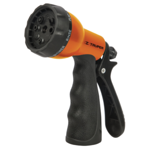Pistola plástico cubierta PVC 9 func.+ CLICK-M»TRUPER»PR-409. Cod:43383019