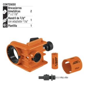 Jgo.coronas bim.4pzas.c/plantilla p/in.cerrad»TRUPER»KITB-4X. Cod:43432054