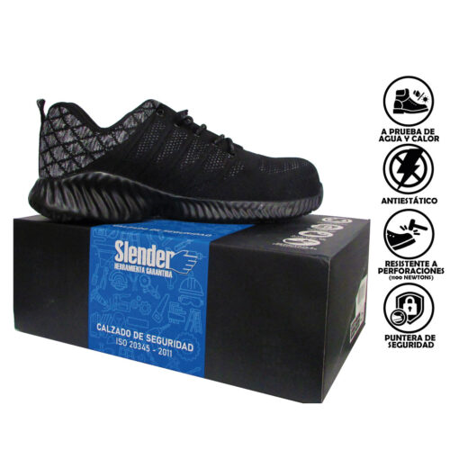 Champión Zapato pta.plastica,suela anti-clavo T:46″SLENDER». Cod:43983960