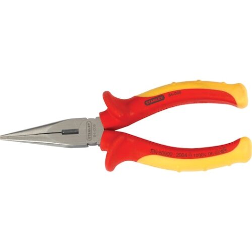 Pinza de Punta Larga MaxSteel™ VDE 1000V 6-1/2" (165 mm). STANLEY 84006
