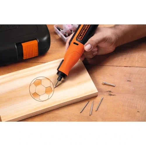 Minitorno 8V con 35 Acc y Estuche. Black + Decker BCRT8K35