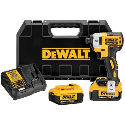 Kit de Atornillador de Impacto Inalámbrico de 1/4" (6.35mm) 20V MAX. DeWalt DCF887M2-B2