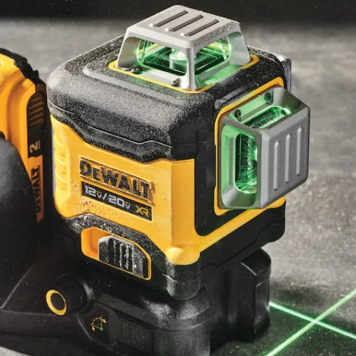 NIVEL LÁSER DE 3 LÍNEAS CRUZADAS DE 360°12/20V MAX*. DeWalt DCLE34030GB