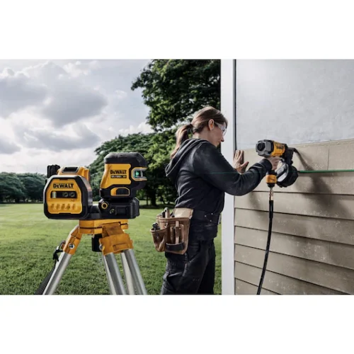 NIVEL LÁSER VERDE DE 12V/20V MAX* DE 2 PUNTOS. DeWalt DCLE34220GB