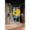 Rebajadora - fresadora 1100 Watts de velocidad variable electrónica de base regulable. DeWalt DW621
