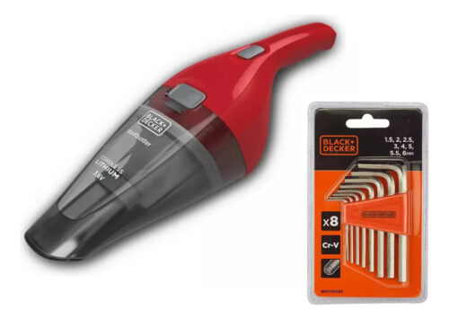 Aspiradora 3.6v Litio Seco. Black + Decker HNVC115J06-B2C