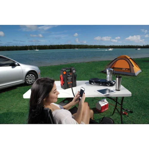 Arrancador Auxiliar para Auto con Compresor 500A. Black + Decker JS500CC-AR