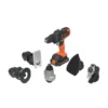 Taladro Inalámbrico 20V MAX* MATRIX™ con 6 Cabezales Intercambiables. Black + Decker MTX20K6A-B2C