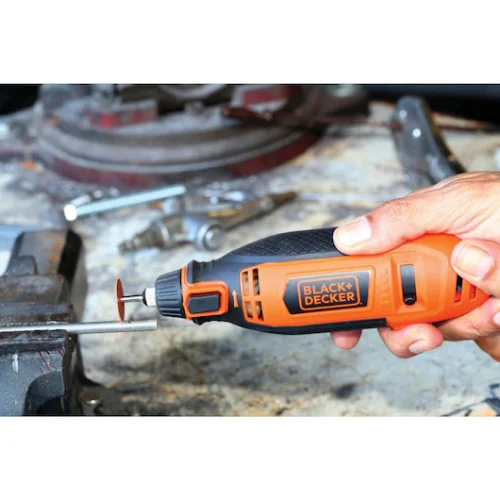 Minitorno 120W + 113 Accesorios + Maletin. Black + Decker RT18KA