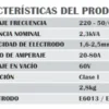 SOLDADORA INVERTER ELECTRODO – EL6080M2Y