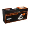 Pulidora / Lijadora + Caja Plástica 7" (180mm) - 1300W. Black + Decker WP1500K