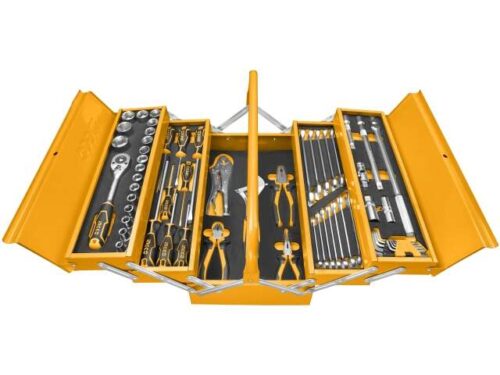 SET DE 59 HERRAMIENTAS + VALIJA METALICA HTCS15591