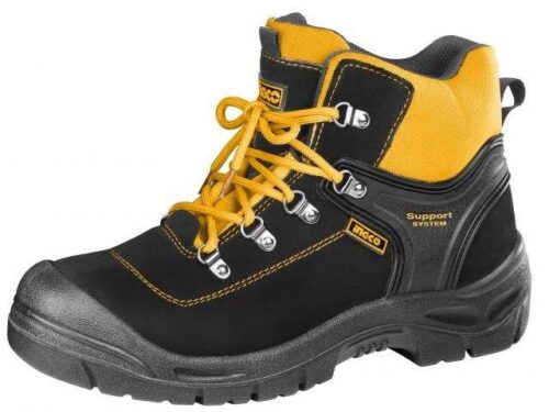 ZAPATO BOTIN NEGRO SEGURIDAD TRABAJO INGCO TALLE 40 SSH22SB.40