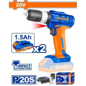 TALADRO ATORNILLADOR 20V PERCUTOR WADFOW WCDP522