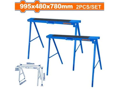 SET X 2 CABALLETES 780MM 100 KG WADFOW WDZ1510