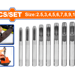 SET X 9 SACA BOCADOS 2.5,3,4,5,6,7,8,9,10 MM WCC7509
