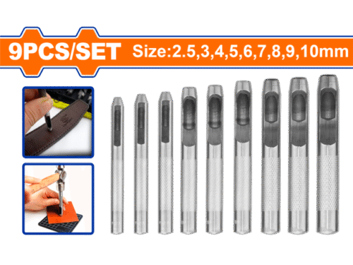 SET X 9 SACA BOCADOS 2.5,3,4,5,6,7,8,9,10 MM WCC7509