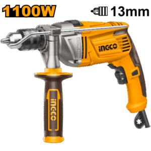 TALADRO 13MM INGCO ID11008 PERCUTOR 1100W VEL/VAR 2800RPM REVERSA