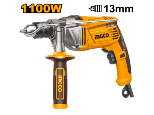 TALADRO 13MM INGCO ID11008 PERCUTOR 1100W VEL/VAR 2800RPM REVERSA