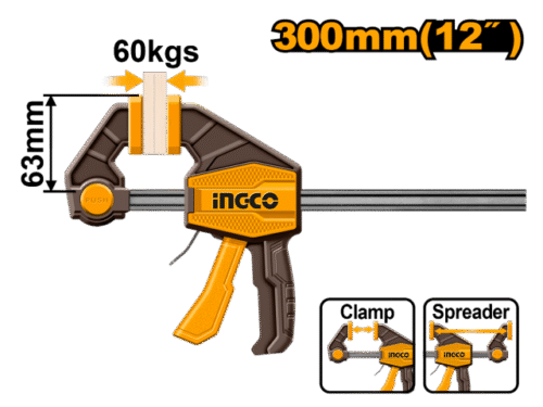 RENSA RAPIDA AUTO AJUSTABLE 12" 60KG INGCO HQBC01602