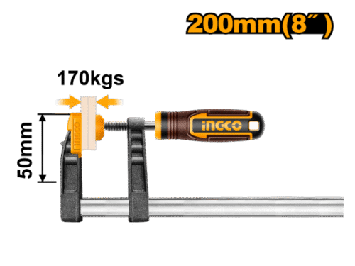 PRENSA F 50 X 200 MM INGCO HFC020502